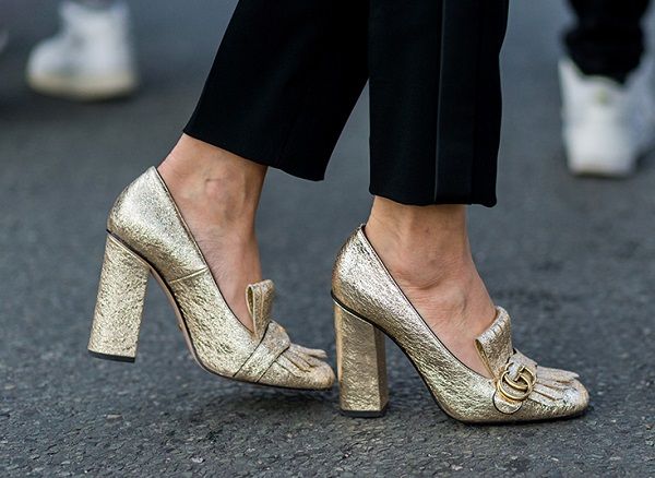 gucci-metallic-gold-loafers