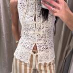 Ovaj Zara čipkasti top izgleda fantastično i već se jednom rasprodao