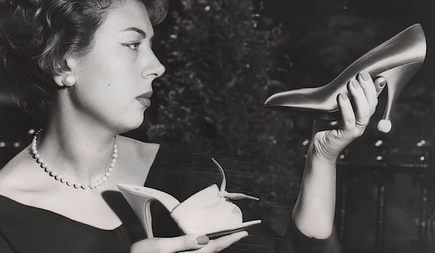Roger Vivier Boule potpetica, 1955.