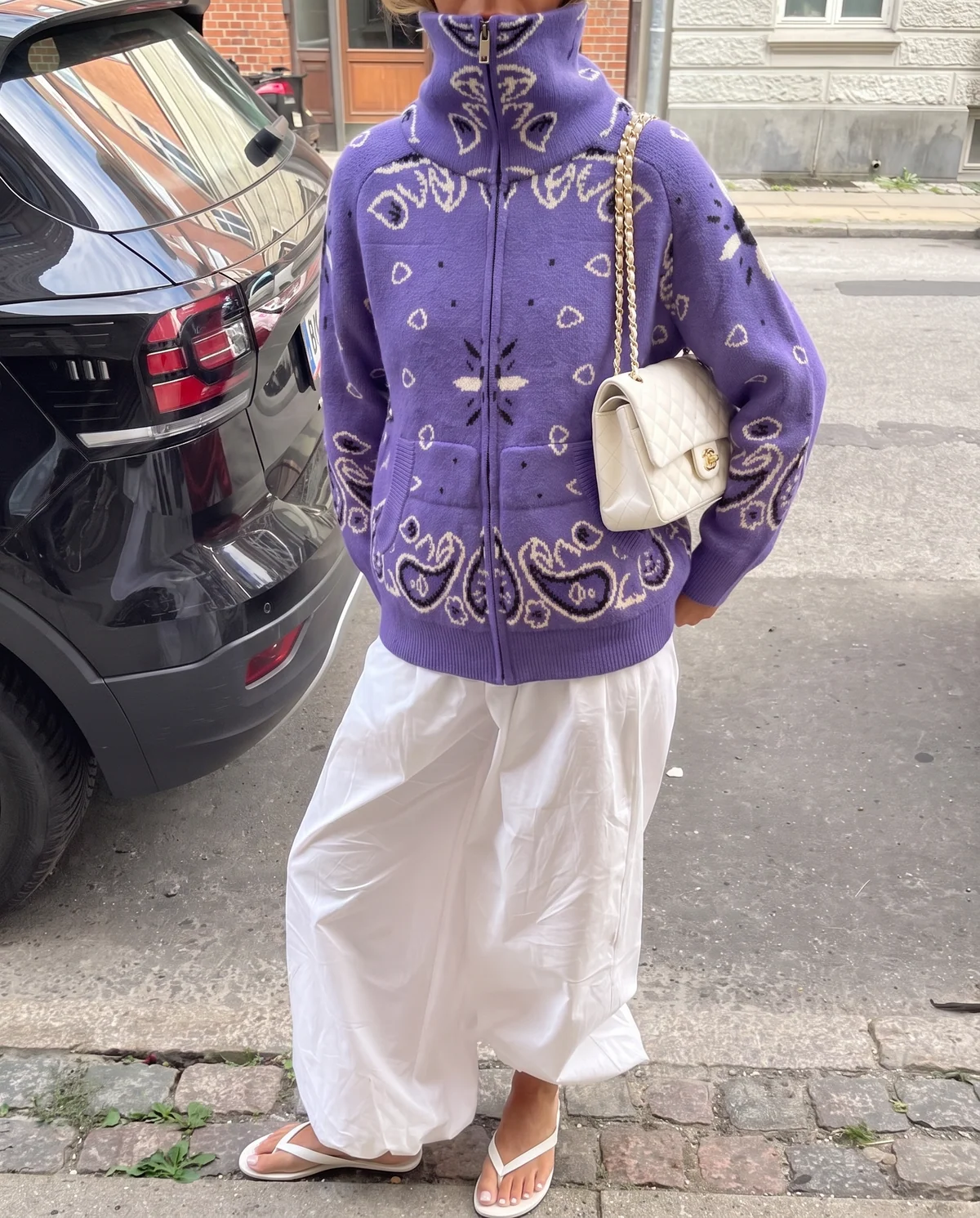 Ava Be kardigan s bandana uzorkom