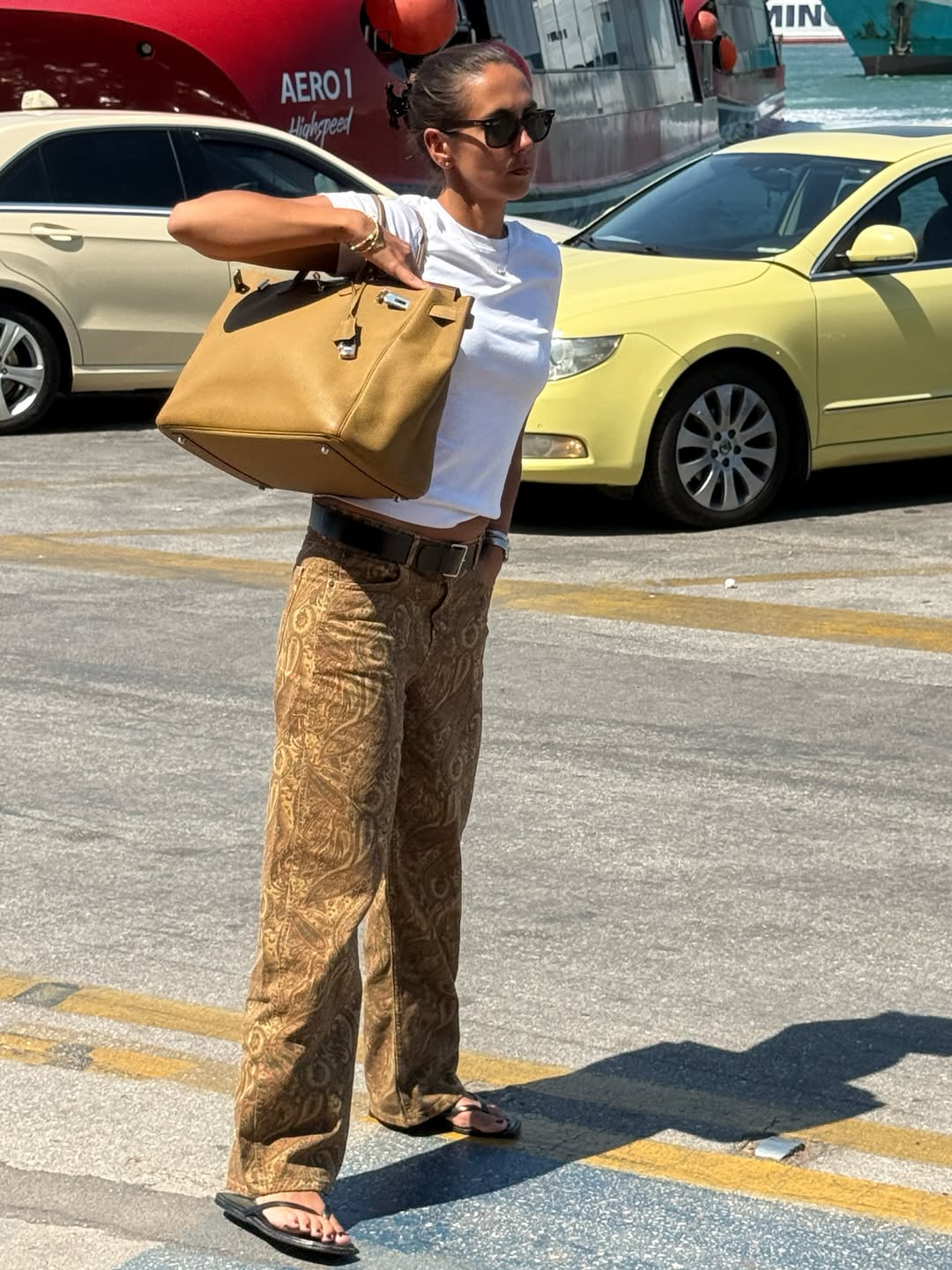 Zara traperice s paisley uzorkom