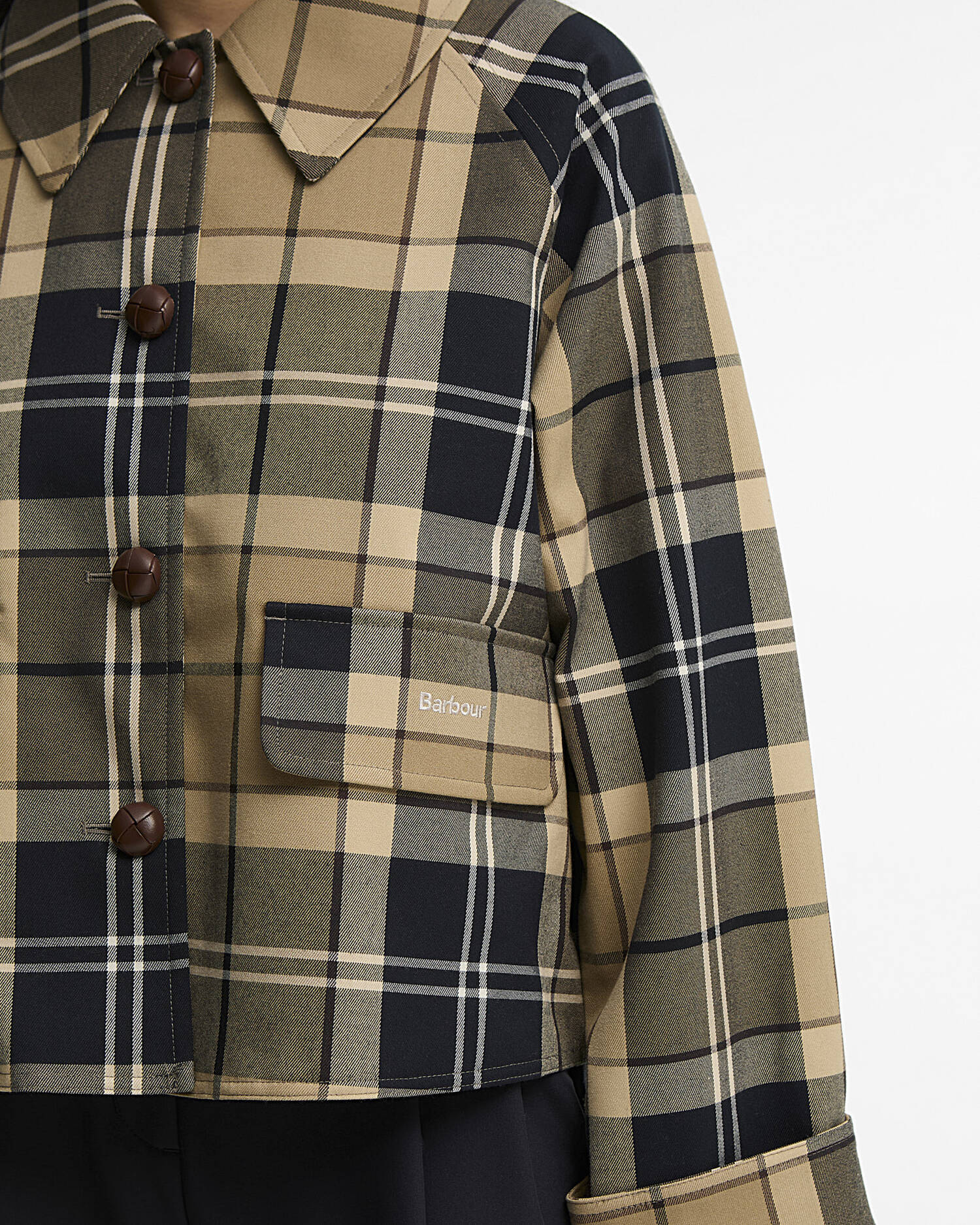 Barbour karirana jakna
