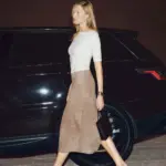 How To Style It: Suknja od brušene kože