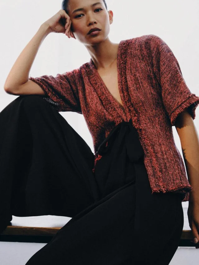 top s peplum detaljem