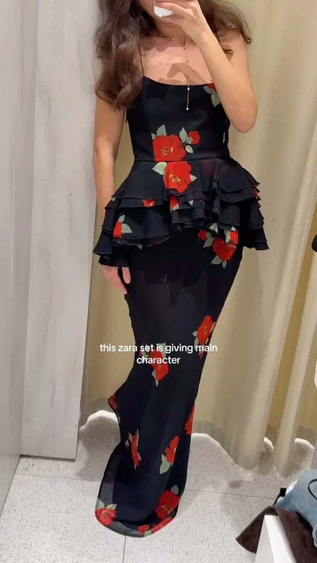 Ako tražite upečatljiv i sofisticiran outfit za večernji izlazak, ovaj komplet iz Zare idealan je izbor! 🌹

Sastavljen od topa s volanima i maksi suknje s crvenim cvjetnim uzorkom, odiše mediteranskim šarmom i elegancijom. Sve detalje donosimo na linku u opisu profila! 

#MagMe C: tonya_channel