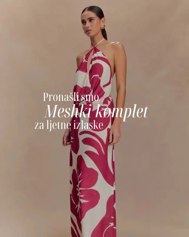 Ljetna večer, lagani povjetarac i outfit koji sve govori! 

Pronašli smo Meshki komplet koji je sve što vam treba za večernji izlazak s dozom glamura. Asimetrični top, maksi suknja i cvjetni print u ružičastim tonovima stvaraju kombinaciju koja zrači ženstvenošću, a više detalja otkrivamo na linku u opisu profila!

#MagMe @meshki