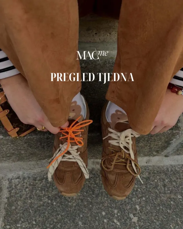 Pregled tjedna kroz #PhotoDump

Otkrili smo model tenisica koji neodoljivo podsjeća na viralne @MiuMiu x @NewBalance, ali dolazi u pristupačnijem izdanju. Brušena koža, chic nijanse i cool detalji čine ih idealnim za proljetne kombinacije!

Modna suradnja koja nas je posebno oduševila dolazi iz kreativnog spoja brendova @Dragon.Diffusion i @Rixo. Njihova kolekcija pletenih kožnatih torbi donosi spoj vrhunske izrade i vibrantnog dizajna, savršenu za ljeto.

Vrijeme je za osvježenje garderobe, a natikače, sandale i crossover modeli u fokusu su ove sezone. Donosimo 3 chic i nosiva @Pinko_Zagreb modela koja će podići svaku kombinaciju.

Sve više mladenki odlučuje se za izbjeljivanje zubi prije velikog dana! U suradnji s @Le_Clinic_Dental donosimo sve što trebate znati: kada započeti tretman, koliko traje, te što (ne) jesti nakon njega.

MagMe Pick ovog tjedna je kultna @Kiehls.hr krema za područje oko očiju s uljem avokada, beta-karotenom i shea maslacem. Nnježna, kremasta, bez peckanja, omiljena među beauty entuzijasticama diljem svijeta.

U novoj epizodi MagMe Studija, Ana Ivančić iz @GarderobaStore otkriva kako je iz svijeta prava ušla u modu i stvorila concept store kojem se žene uvijek vraćaju. Poduzetnička priča koja inspirira!

Razgovarali smo i s @JelenaMatijevic1207 iz @PoliklinikaMedoria, koja je iz financija zakoračila u zdravstvo i podijelila kako izgleda vođenje multidisciplinarnog tima, zašto je važan balans uma i tijela te koliko ženska podrška znači na tom putu. 

Umjetnica @Klasja Habjan nas vodi iz Lisabona do Oris Kuće arhitekture kroz crtež, keramiku i osobne narative izložbe “Priče u pločicama”.

Uoči Majčina dana, poznate mame podijelile su najvažnije lekcije koje su naučile otkako su i same postale majke – iskreno, emotivno i dirljivo. 

U novoj Moms Club kolumni, edukacijska rehabilitatorica Matea Vitik (@kiddocentar) pojašnjava razlike između vaginalnog poroda i carskog reza iz perspektive bebe – zašto su neke odmah budne, a druge trebaju više vremena za prilagodbu.

Sve donosimo na MagMe.hr!