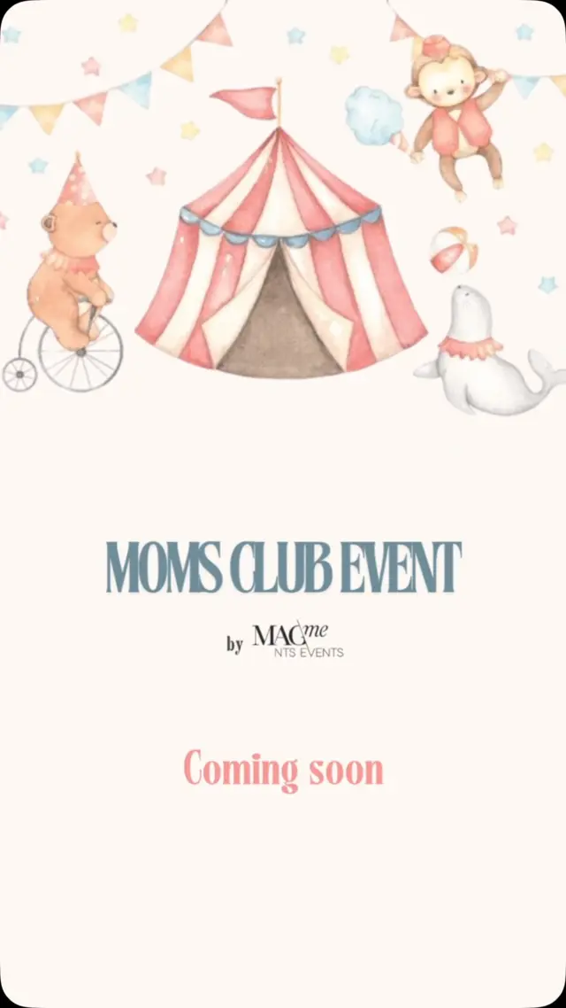 #MOMSCLUBEVENT coming soon… 🎈