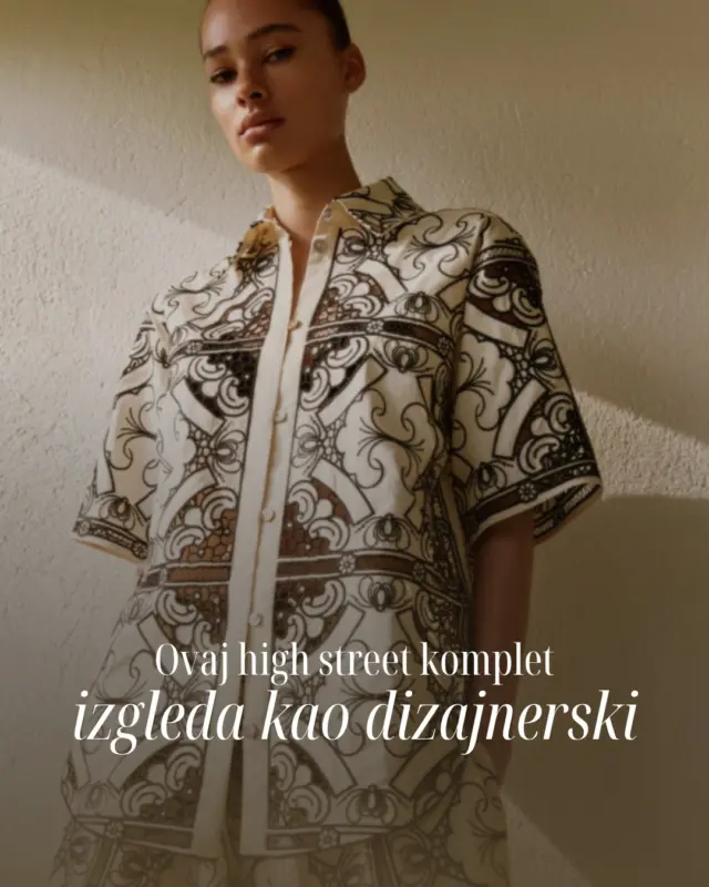 Spoj arhitektonskog uzorka, oversized kroja i high-street cijene... ovaj H&M komplet izgleda kao da je dizajniran za resort kolekciju luksuzne modne kuće. 👌🏻

Nosiv, chic i efektan, definitivno zaslužuje mjesto u vašoj ljetnoj garderobi. Više na linku u opisu profila!

#MagMe @hm
