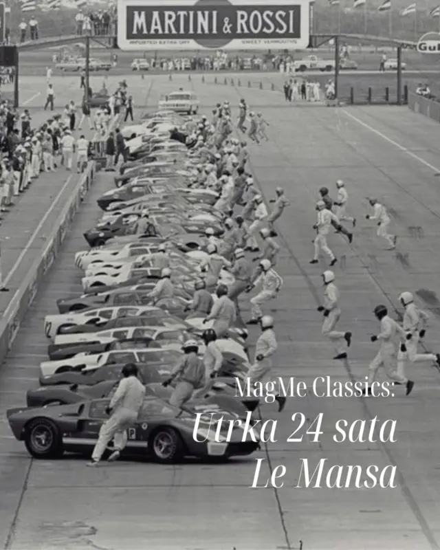 🏁 MagMe Classics: Utrka 24 sata Le Mansa

Najpoznatija utrka izdržljivosti na svijetu, Le Mans, održava se od 1923. godine i danas slovi kao jedno od tri najvažnija natjecanja u svijetu motosporta – uz Monaco GP i Indy 500 čini prestižnu "Triple Crown of Motorsport". Tijekom 24 sata neprekidne vožnje, ova utrka testira granice izdržljivosti automobila, vozača i timova.

U povijesti ove utrke upisali su se najveći – od Porschea s rekordnih 19 pobjeda, do legendi poput Jackyja Ickxa, Toma Kristensena i Fernanda Alonsa.

Ove godine i MagMe redakcija imat će priliku prisustvovati Le Mansu i iz prve ruke doživjeti jednu od najspektakularnijih sportskih manifestacija na svijetu. Uskoro vam donosimo ekskluzivne dojmove s piste i iza kulisa, a do tad otkrijte sve o ovoj kultnoj utrci na linku u opisu profila!

#MagMe