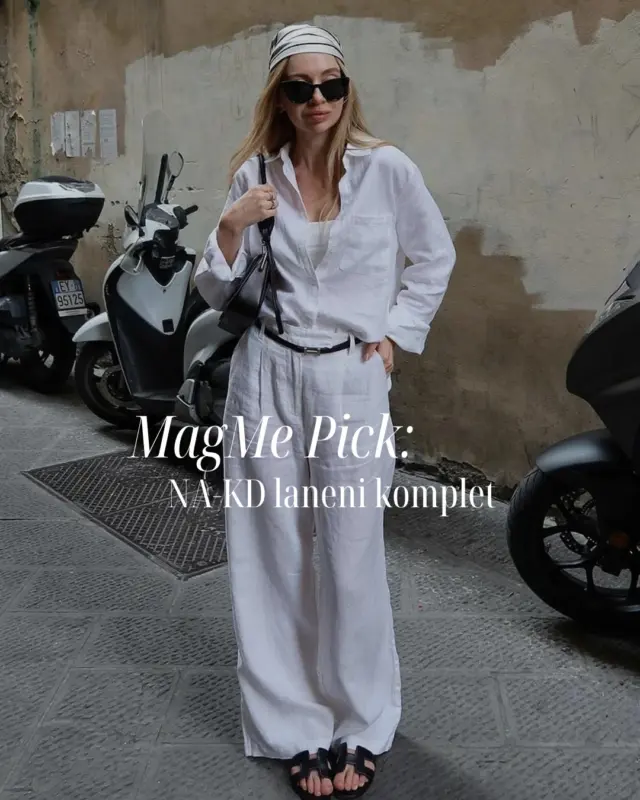 MagMe Pick je laneni komplet iz NA-KD Premium kolekcije koji kombinira ljetnu lakoću i chic siluetu. Bijela boja, 100 % lan i kroj koji podsjeća na klasične hlače čine ga savršenim izborom za svaki dan godišnjeg – od jutarnje kave do večernje šetnje. 

Sve detalje donosimo na linku u opisu profila! 🤍

#MagMe @nakdfashion