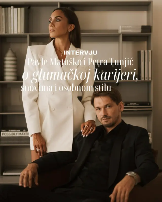 MAGME INTERVJU X @Mamic1970 

Glumci Pavle Matuško (@pablochopp)  i Petra Tunjić (@petratunjic) dijele dugogodišnje prijateljstvo koje je započelo na Akademiji, a traje i danas, iako ih je karijera odvela u različitim smjerovima.

S njima smo razgovarali o glumi, snovima, svakodnevici i osobnom stilu – i otkrili što za njih znači autentičnost, kako gledaju na uspjeh i gdje pronalaze inspiraciju. U tom kontekstu, dotaknuli smo se i uloge detalja u izražavanju osobnosti, među kojima posebno mjesto zauzima @mamic1970 nakit – diskretan, ali snažan dodatak njihovom stilu.

Cijeli intervju pročitajte na linku u opisu profila!

#MagMe
Foto: @gasparija 
Nakit: @mamic1970 
Prostor: @themelia.hr