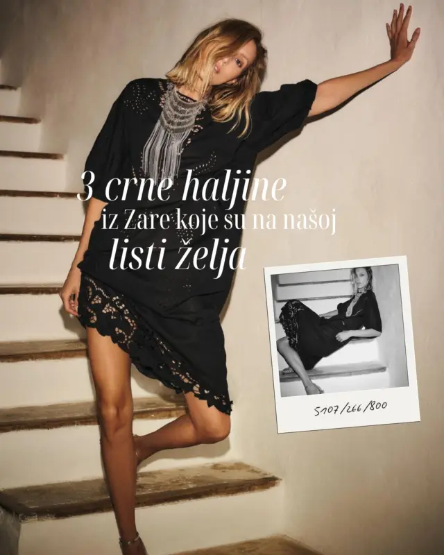 Iako su bijeli modeli klasika, crne haljine ovog ljeta vladaju našim wishlistama, posebno one iz Zarine najnovije kolekcije! 🖤

Na linku u opisu profila izabrali smo tri favorita koje bismo nosili od jutra do večeri: lanenu mini, chic midi i nezaobilaznu pletenu maksi haljinu za plažu i beyond.

#MagMe @zara