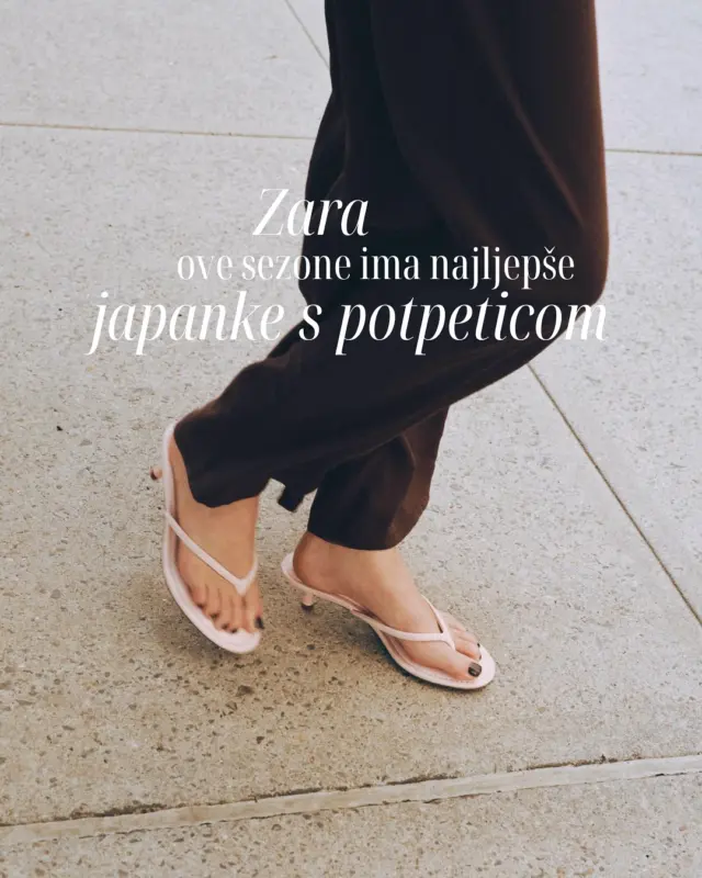 Japanke s potpeticom jedan su od ključnih trendova sezone, a Zara je upravo lansirala model koji spaja udobnost i jednostavnu eleganciju.

Riječ je o sandalama s kitten heel potpeticom i završnom obradom nalik brušenoj koži, koje zahvaljujući profinjenim detaljima i podstavljenom uložku postaju idealan izbor za dnevne i večernje ljetne kombinacije. Sve detalje donosimo na linku u opisu profila!

#MagMe @zara