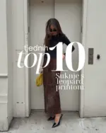 Komentirajte riječ 'LEOPARD' i u inbox vam šaljemo popis s linkovima 10 suknji.

-

Leopard print ponovno je jedan od glavnih favorita jesenske garderobe. 🐆

Ove sezone nosimo ga na suknjama koje i najjednostavnijim kombinacijama daju dozu karaktera. Uz običnu majicu i mokasinke za dnevni look ili pletivo i čizme za nešto elegantniju kombinaciju, mogućnosti stiliziranja su brojne.

U novom izdanju rubrike Tjednih top 10 izdvojili smo 10 suknji s leopard printom iz high street i dizajnerske ponude koje su nam zapele za oko.

#MagMe @rosee.lola
